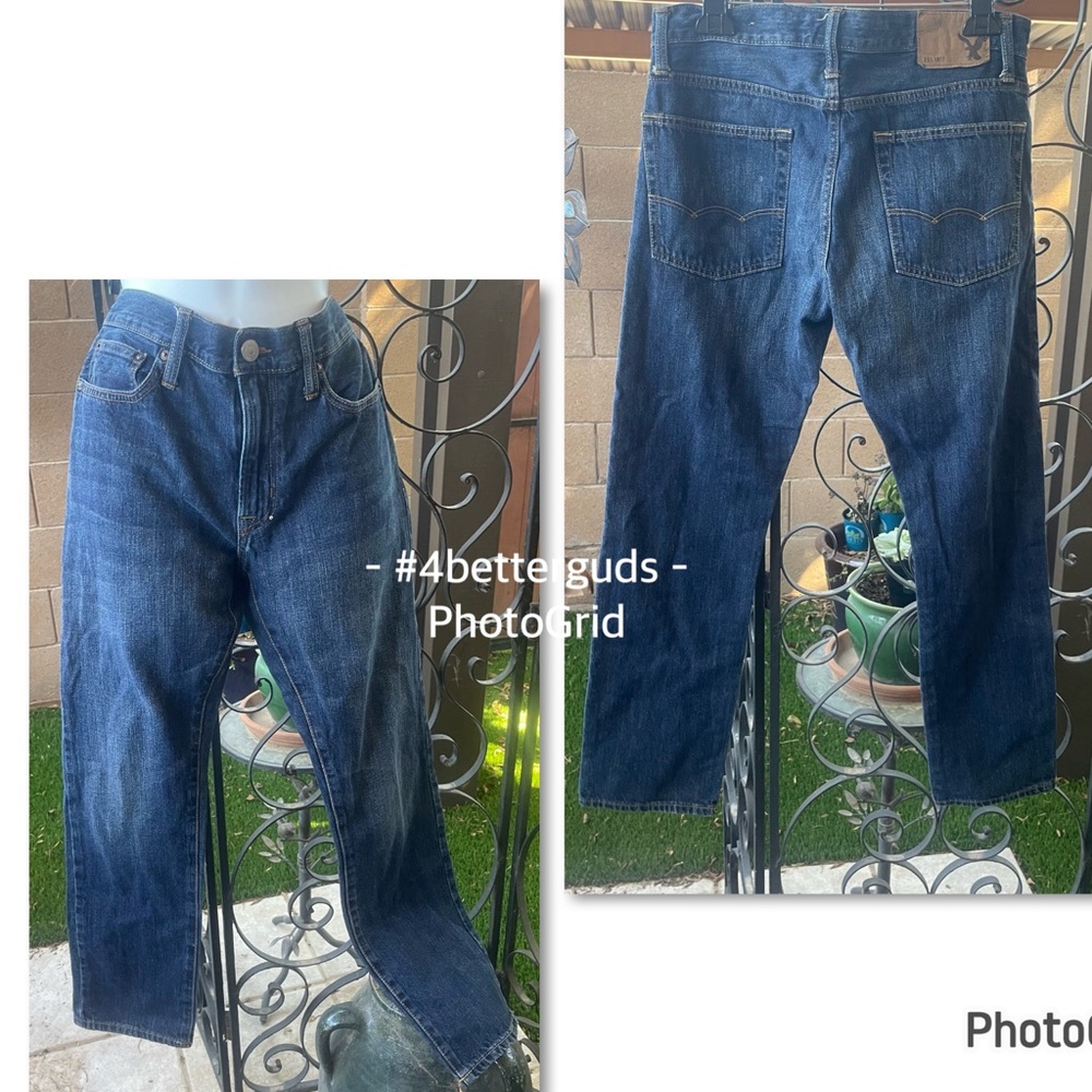 American Eagle Outfitters AEO Slim Straight Jeans Dark Wash 31/30 31